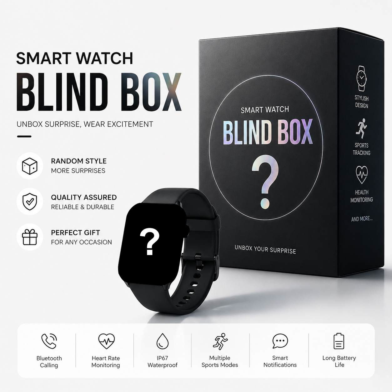 Tech Accessories & Gadgets - New 2026 Electronic Mystery Surprise Box,