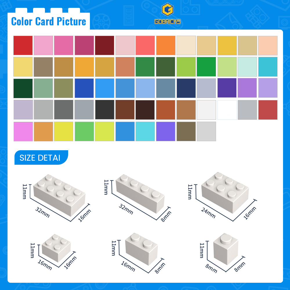 Gobricks 50pcs 3001 MOC Access - X Tech Accessories incelemesi ve fiyatı