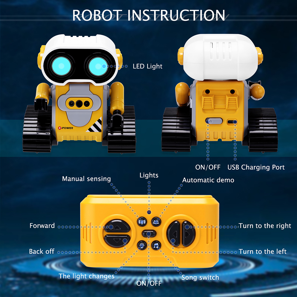 Remote Control Robot with LED  - Tech Accessories & Gadgets incelemesi ve fiyatı