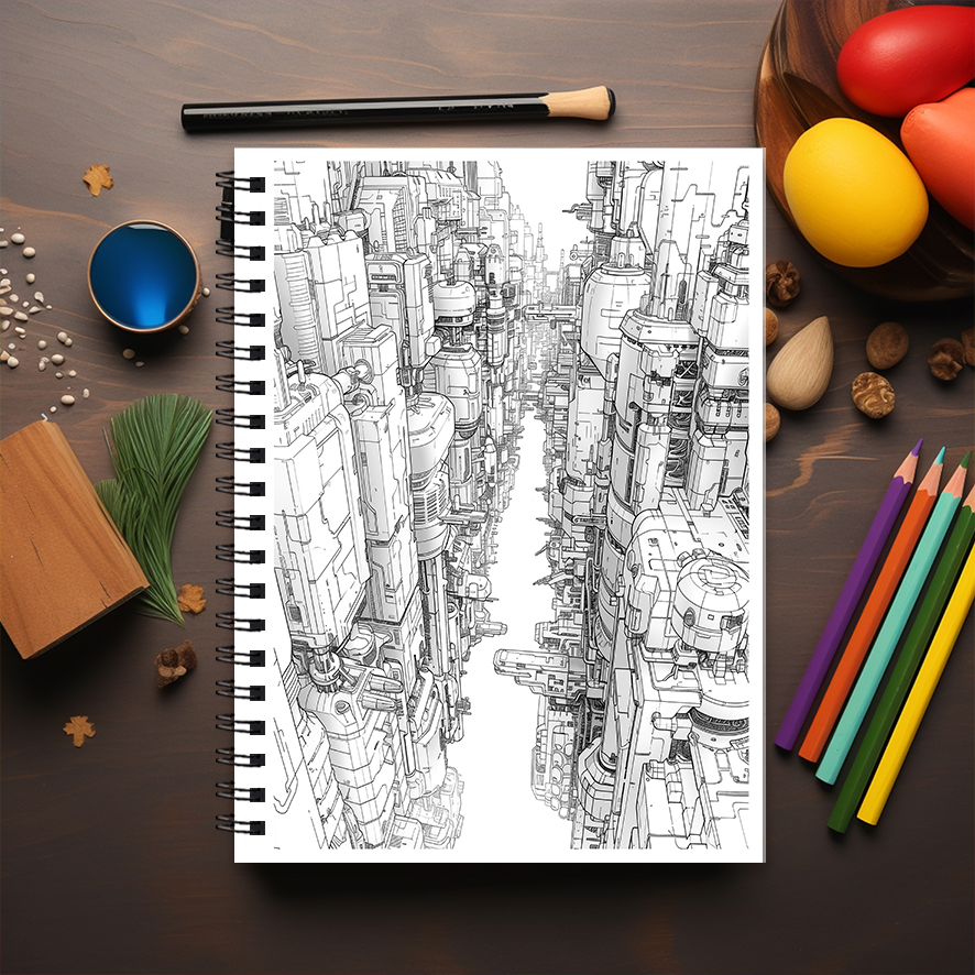 Future Technology Coloring Boo - Tech X incelemesi ve fiyatı