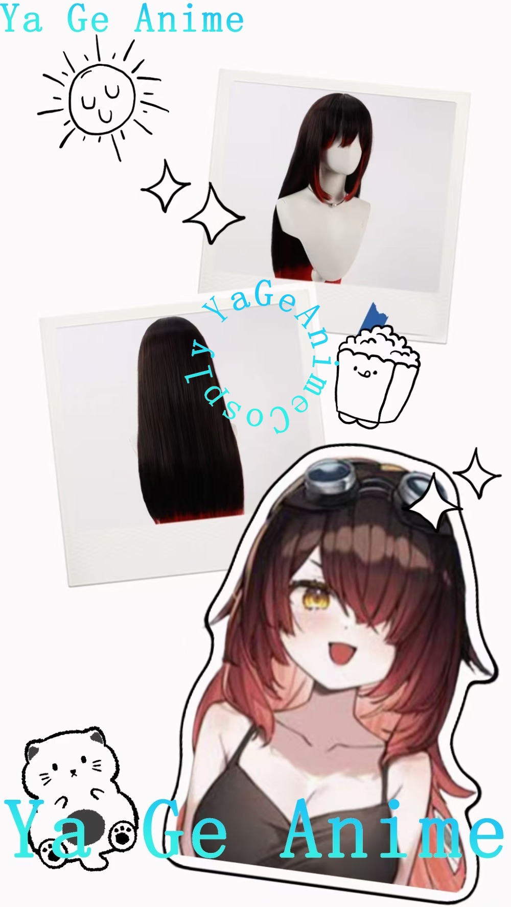 Cosplay Wig Long Loose Hair Gr - Tech Accessories & Gadgets incelemesi ve fiyatı