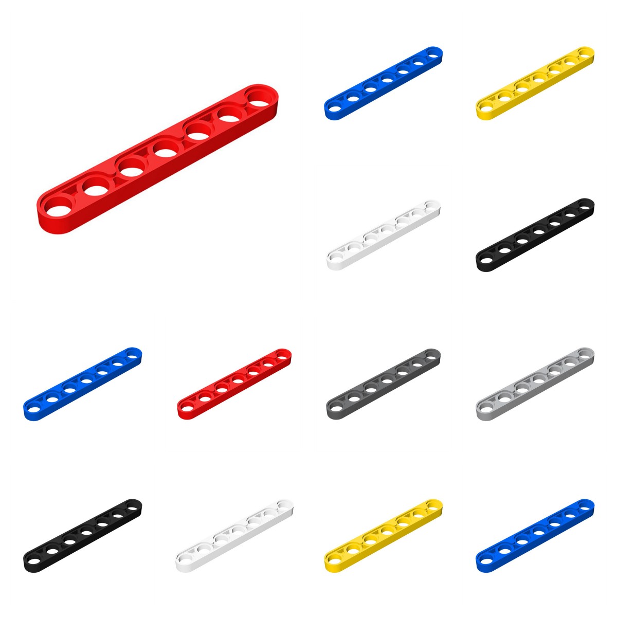 50pcs 32065 Liftarm Thin 1 x 7 - Tech X incelemesi ve fiyatı