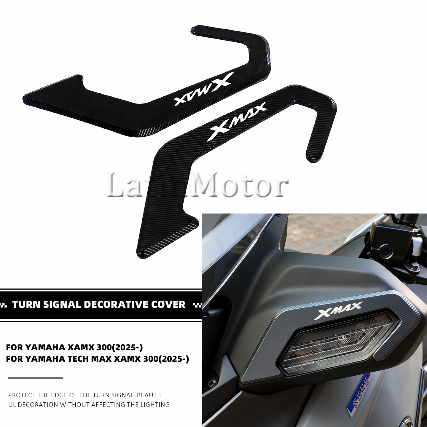 For Yamaha XMAX300 XMAX TECH M - X Tech Accessories incelemesi ve fiyatı
